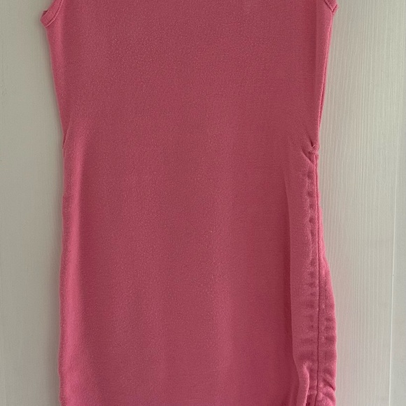 Pink Ruched Tank Dress - Picture 2 of 3